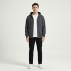 Hudson | Casual Full Zip Hoodie for Men