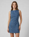 Frankie | Denim Dress with Sleeveless Bodycon Fit