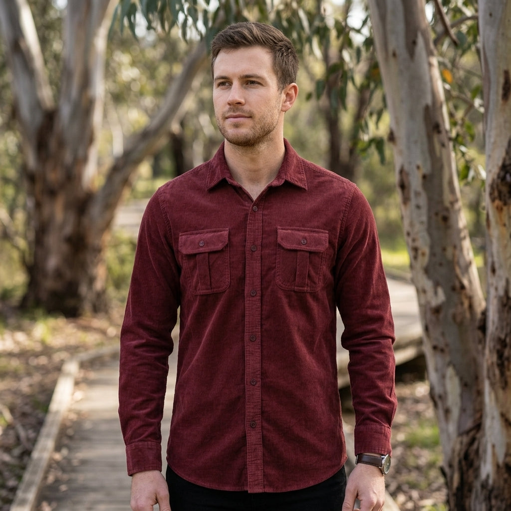 Beau | Vintage Men’s Shirt with Textured Style