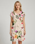Tahlia | Women's Summer Dress with Floral Ruffle Design