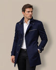 Charlie | Men's Coat with Timeless Trench Style