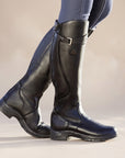 Harper | Women's Knee High Boots – Buckle Strap Riding Style