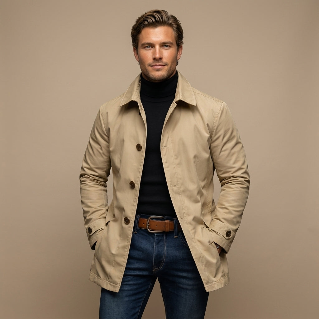 Hudson | Men's Coat with Weather-Resistant Build