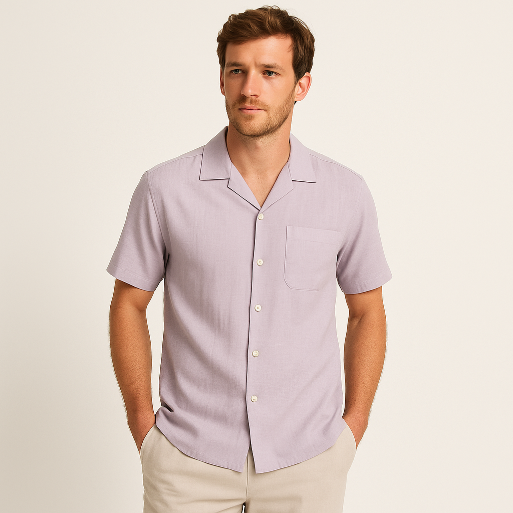 Miles - Summer Shirt With Cuban Collar