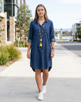 Scarlett | Denim Dress with Vintage-Inspired Look