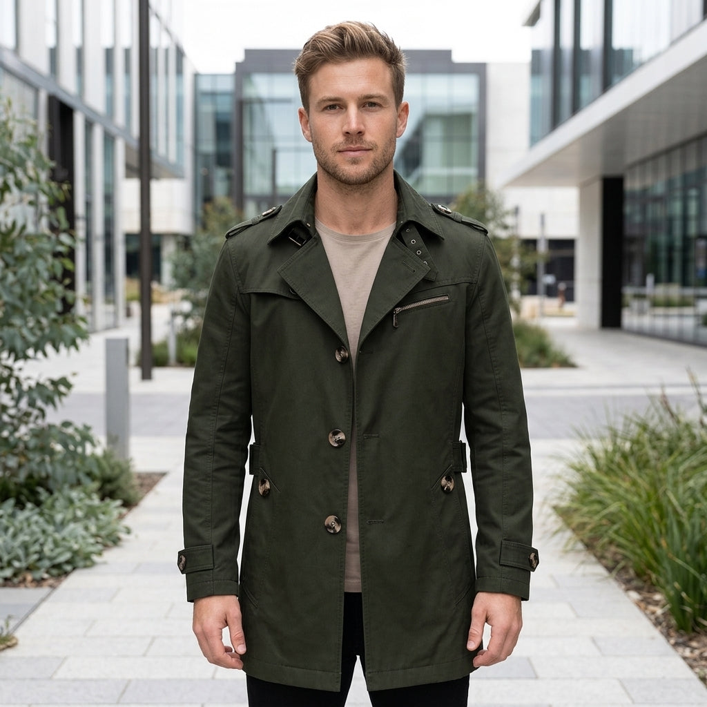Hugo | Men's Coat Classic Trench Style