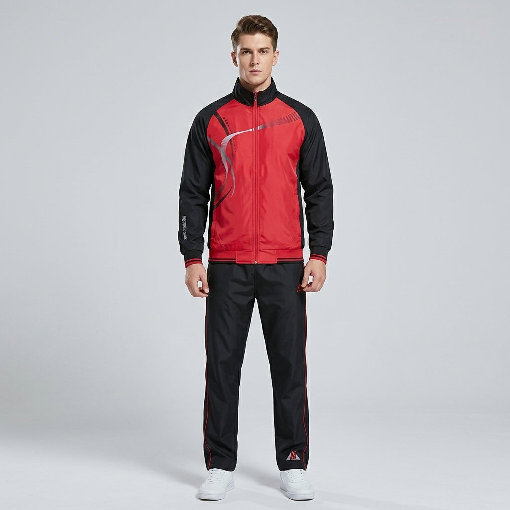 Thomas | Men's Tracksuit – Zip Jacket &amp; Elastic-Waistband Trousers for Sport &amp; Leisure