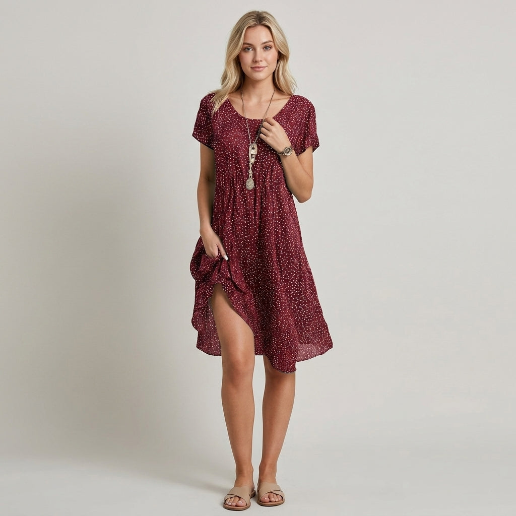 Freya | Women's Summer Dress with Tummy-Smoothing Fit