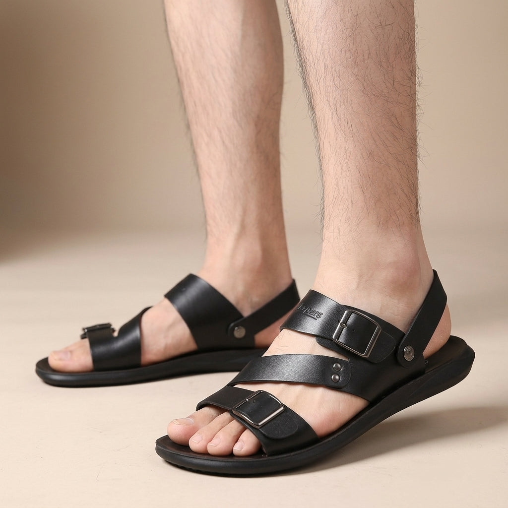 Charlie | Men's Sandals – Split Leather Summer Style