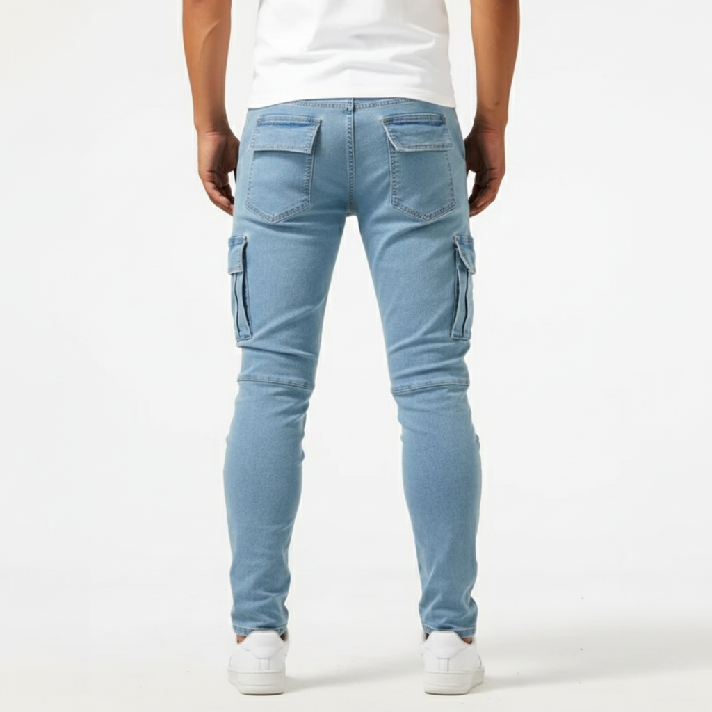 Joshua | Men's Cargo Jeans with Practical Pockets