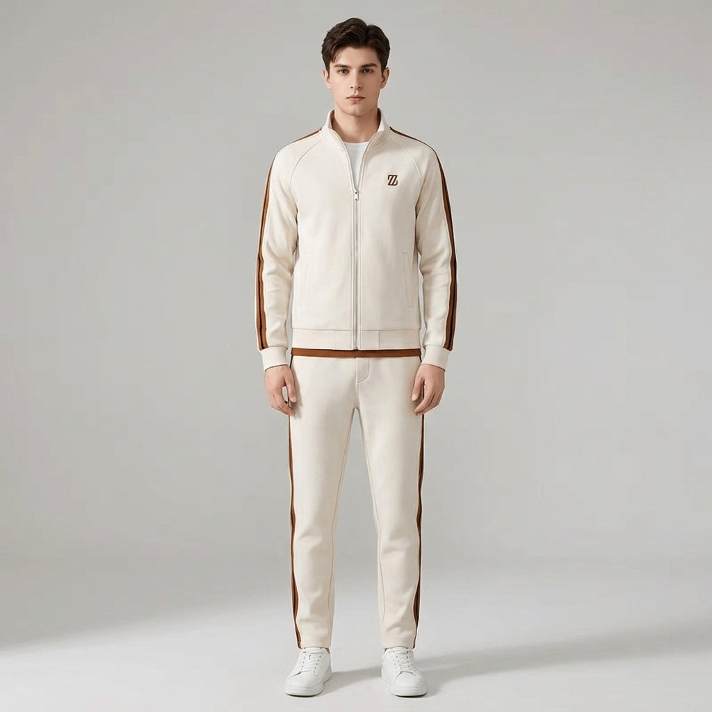 Oliver | Men's Tracksuit – Zip Jacket &amp; Adjustable Joggers for Gym &amp; Casual Wear
