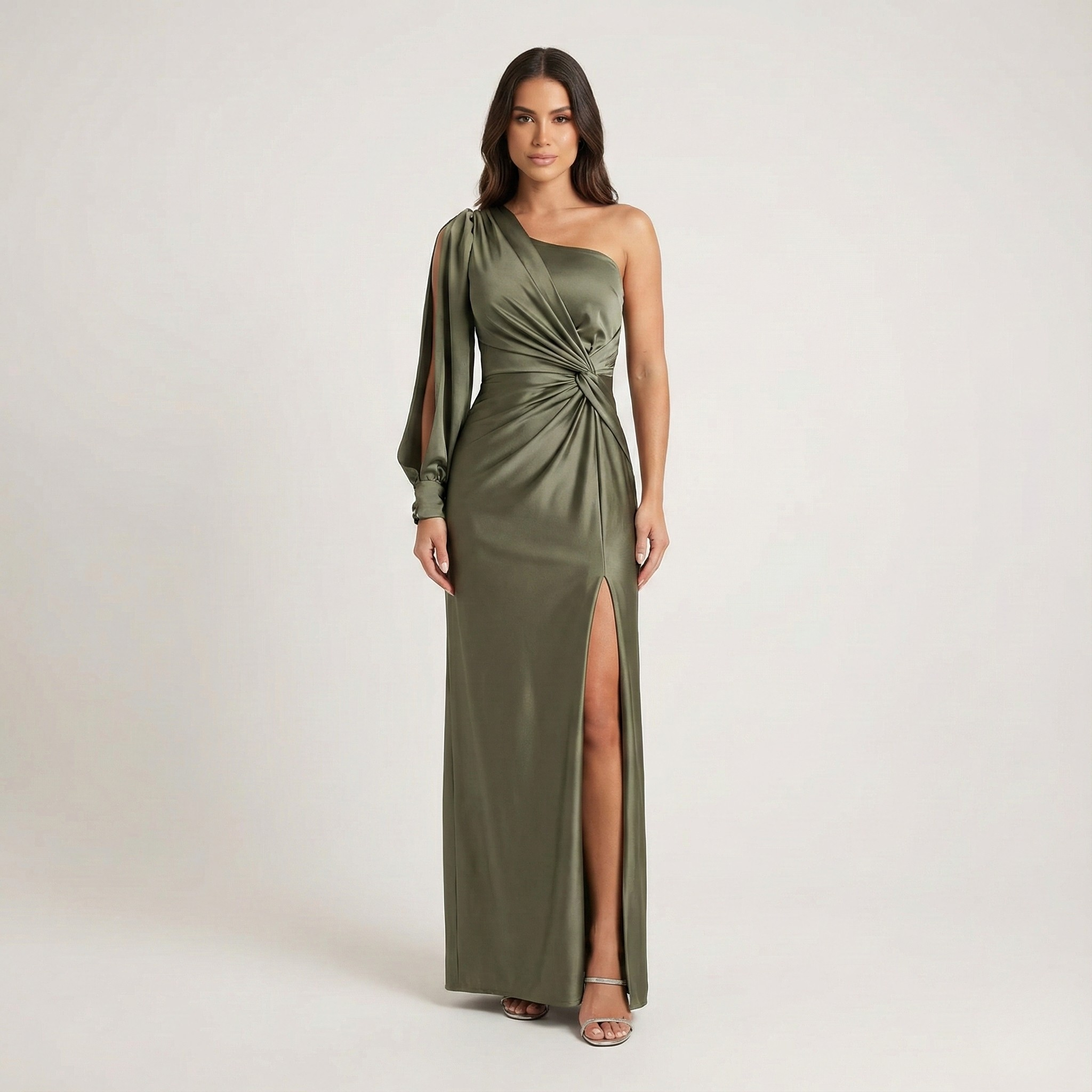 Chloe | Long Sleeve Maxi Dress with Sleeves