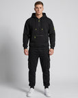 Angus | Men's Tracksuit – Hoodie & Cargo Joggers with Adjustable Hood