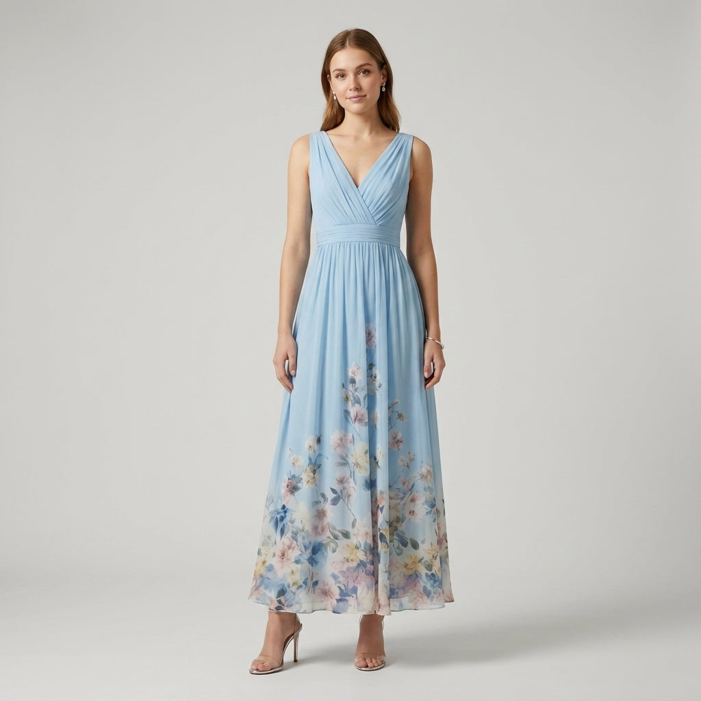Isla | Floral A-Line Wedding Guest Dress