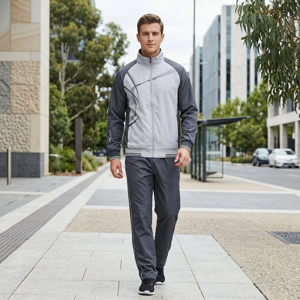 Thomas | Men's Tracksuit – Zip Jacket &amp; Elastic-Waistband Trousers for Sport &amp; Leisure