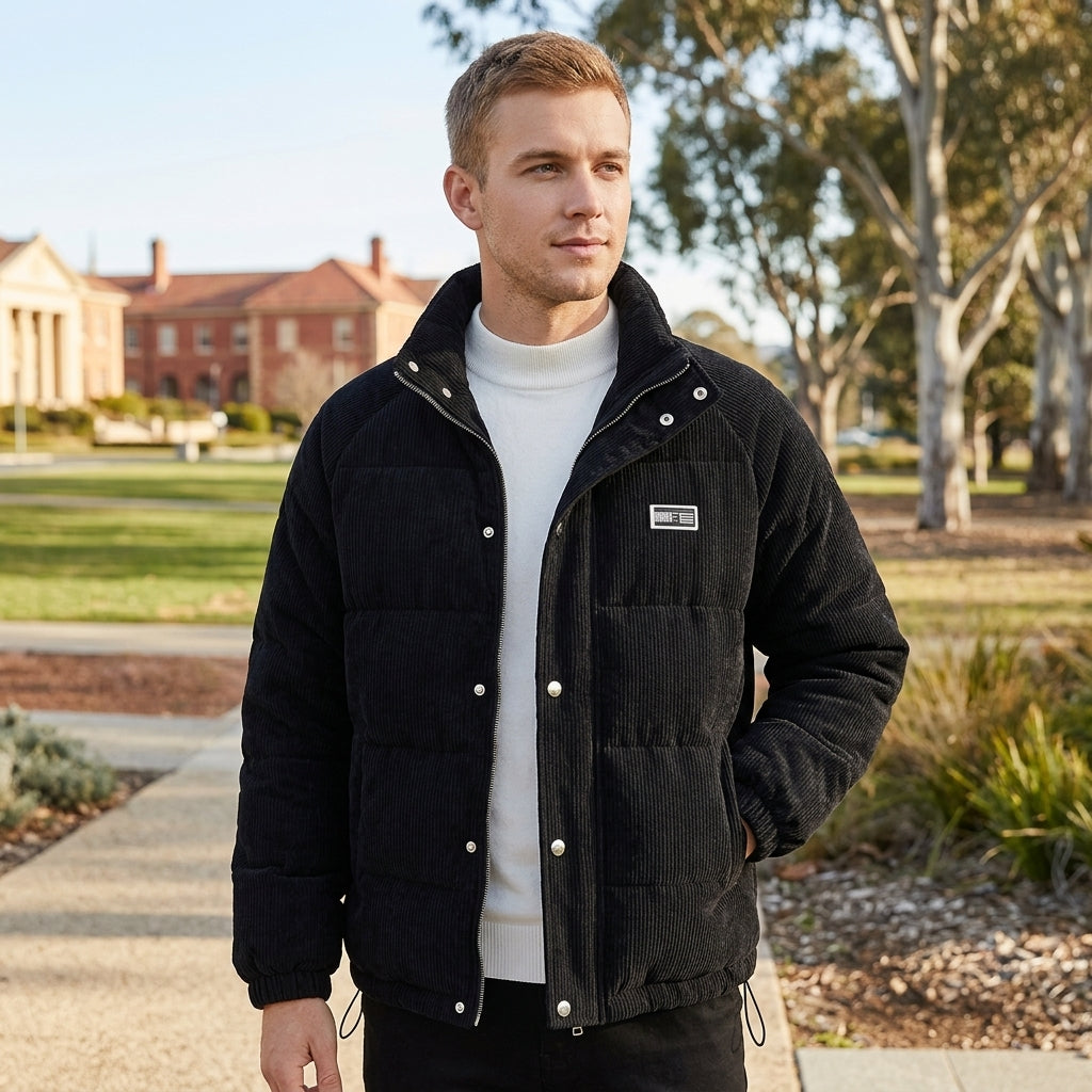 Marlow | Warm Men’s Jacket with Textured Comfort