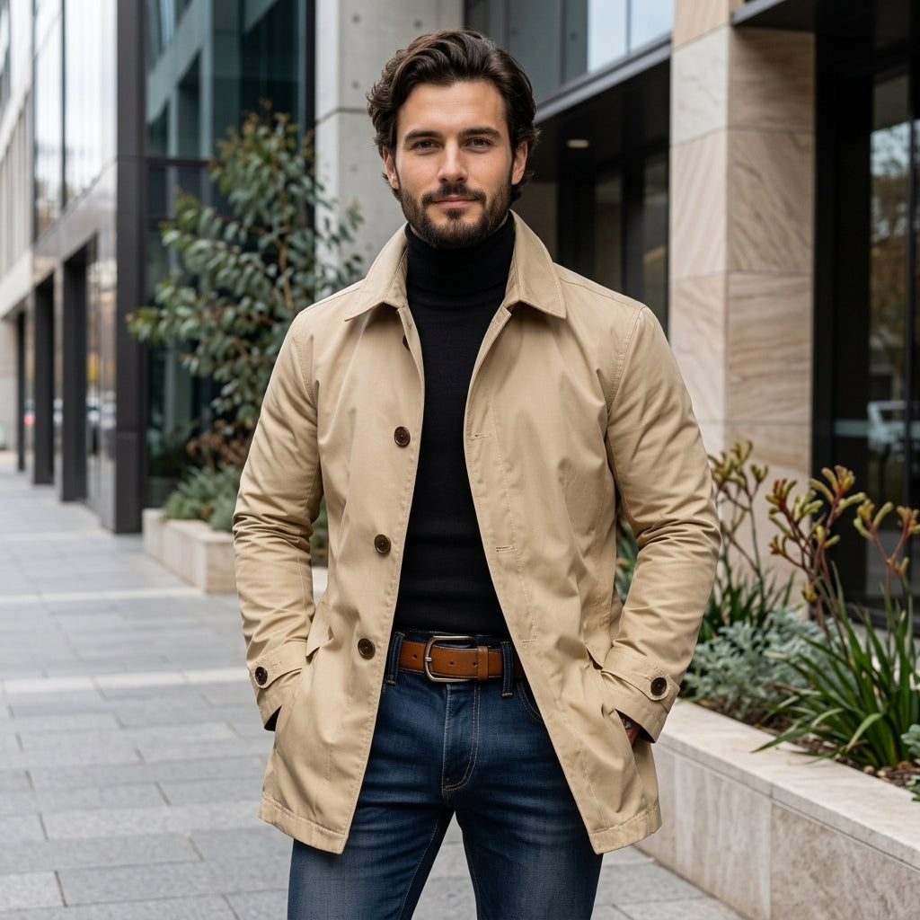 Hudson | Men's Coat with Weather-Resistant Build