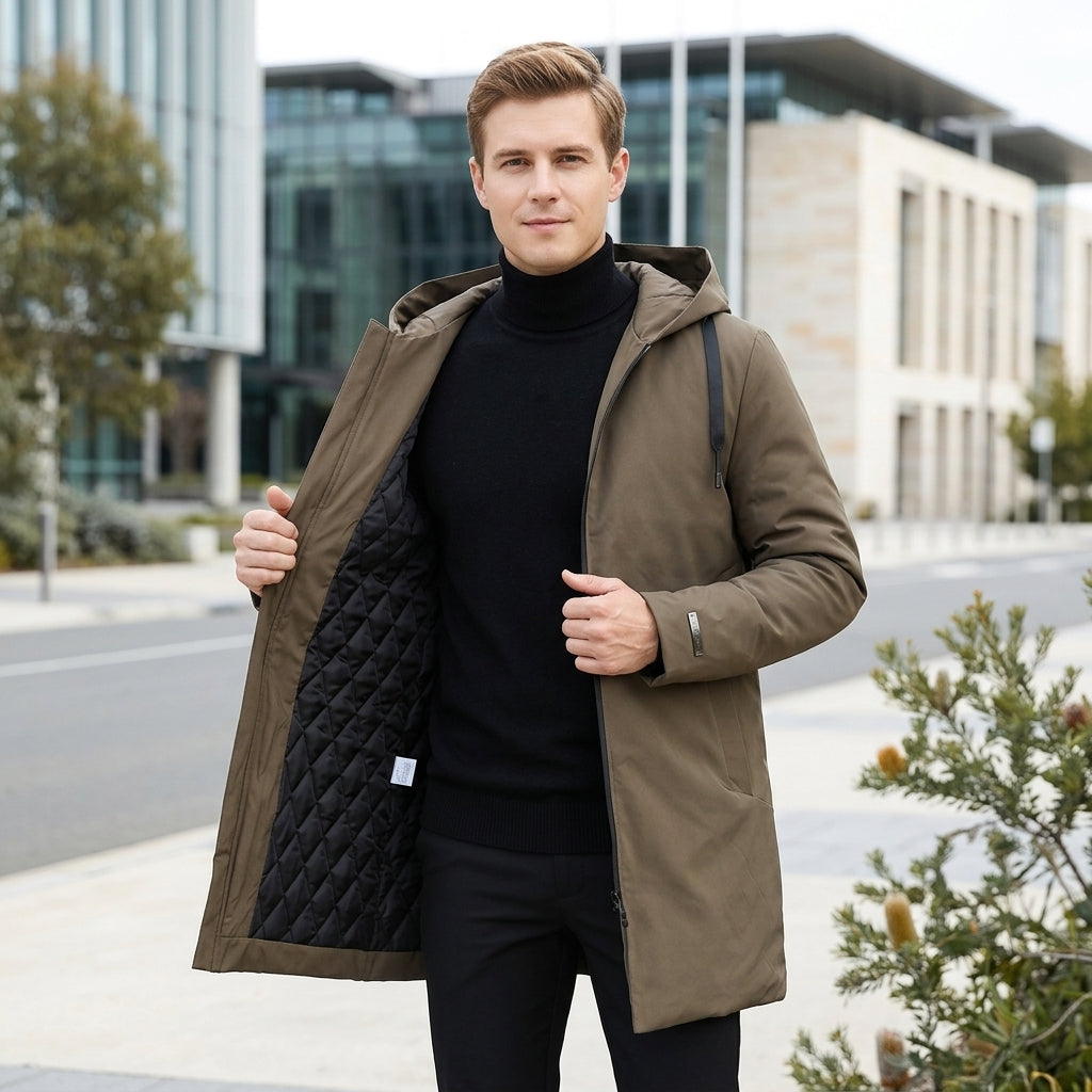 Darcy | Men's Coat for Long Waterproof Build