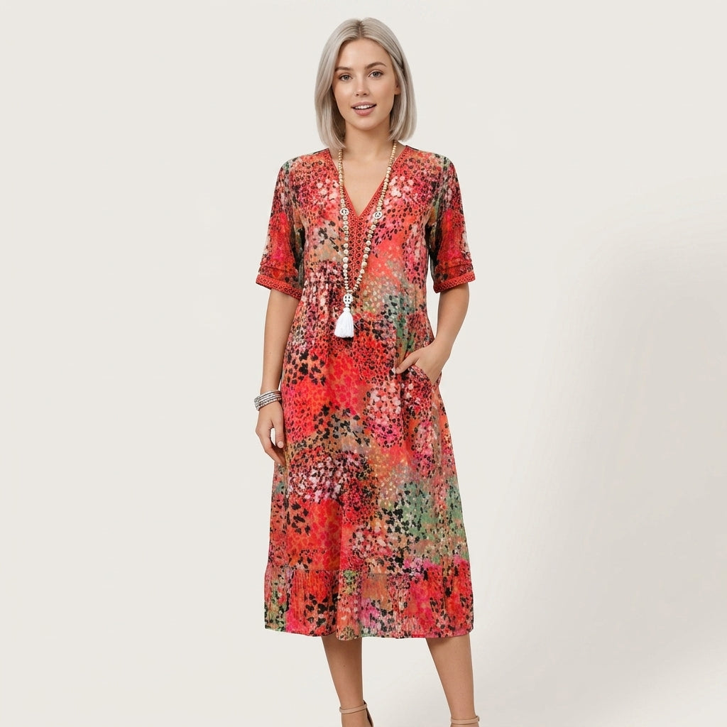 Sienna | Women's Summer Dress with Floral Print