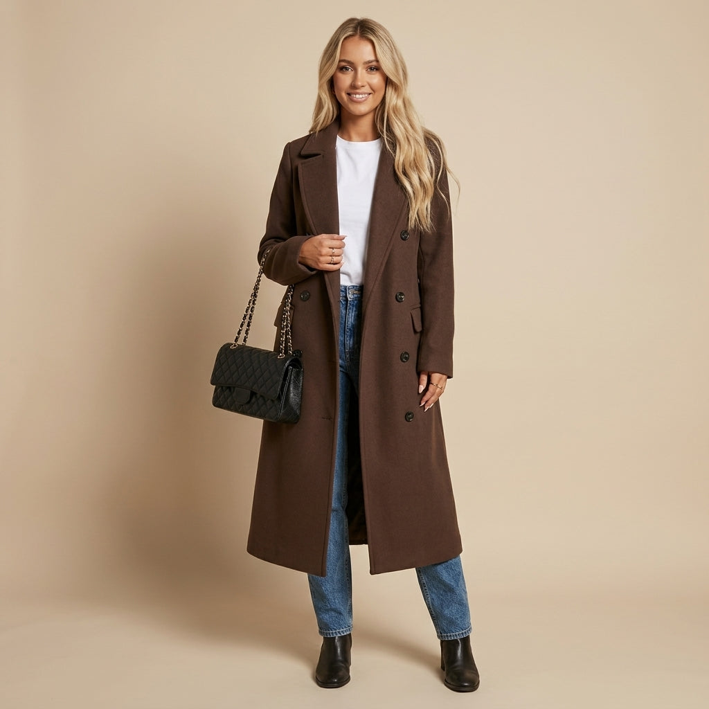 Eloise | Double-Breasted Trench Women's Coat