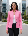 Lottie | Strukturierter gewebter Damenblazer