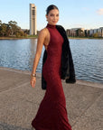 Lottie | Shimmer Maxi Dress for Evening Looks