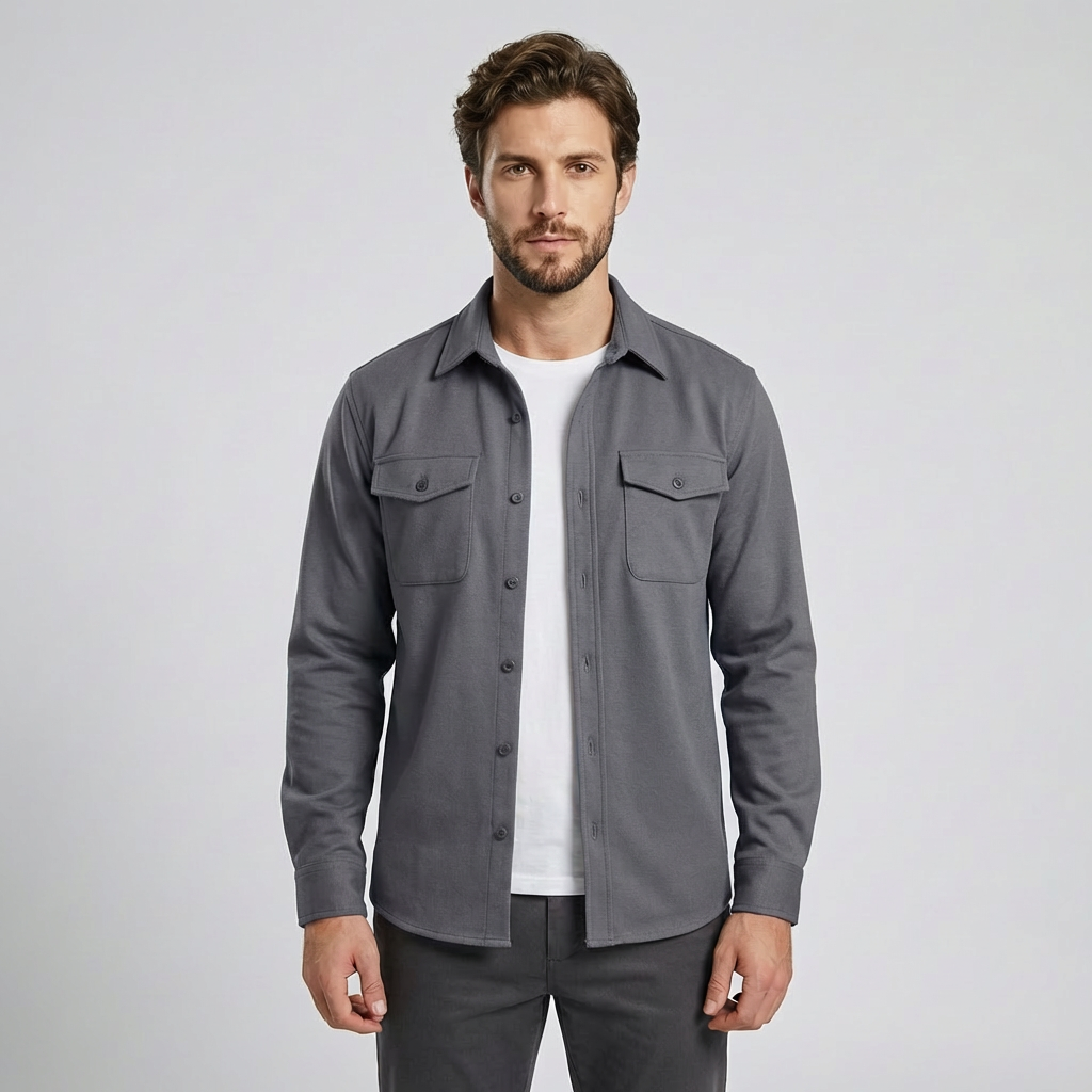Wade | Refined Casual Men’s Shirt for Cooler Seasons