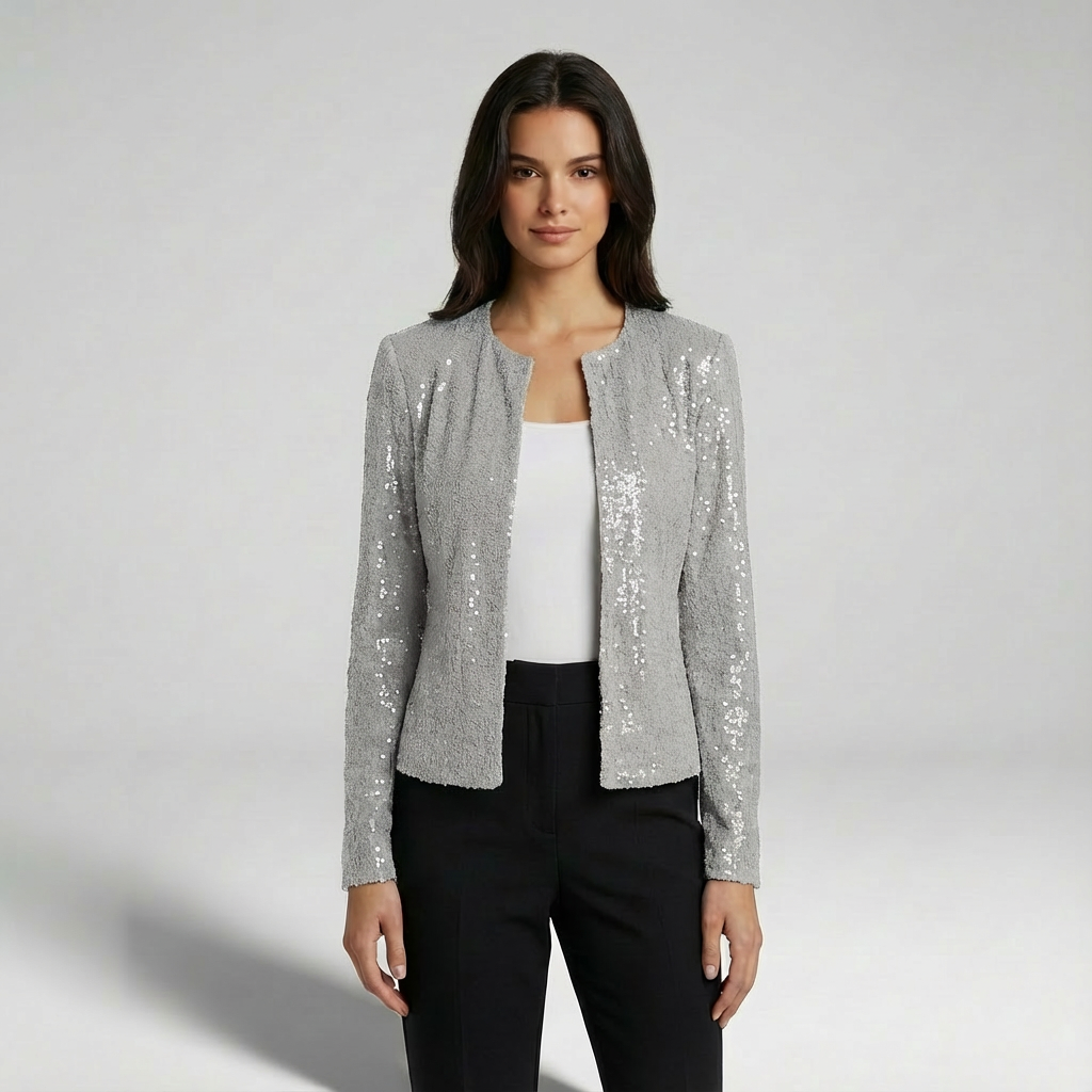 Soreya | Bomber Jacket Women with Dazzling Sequins