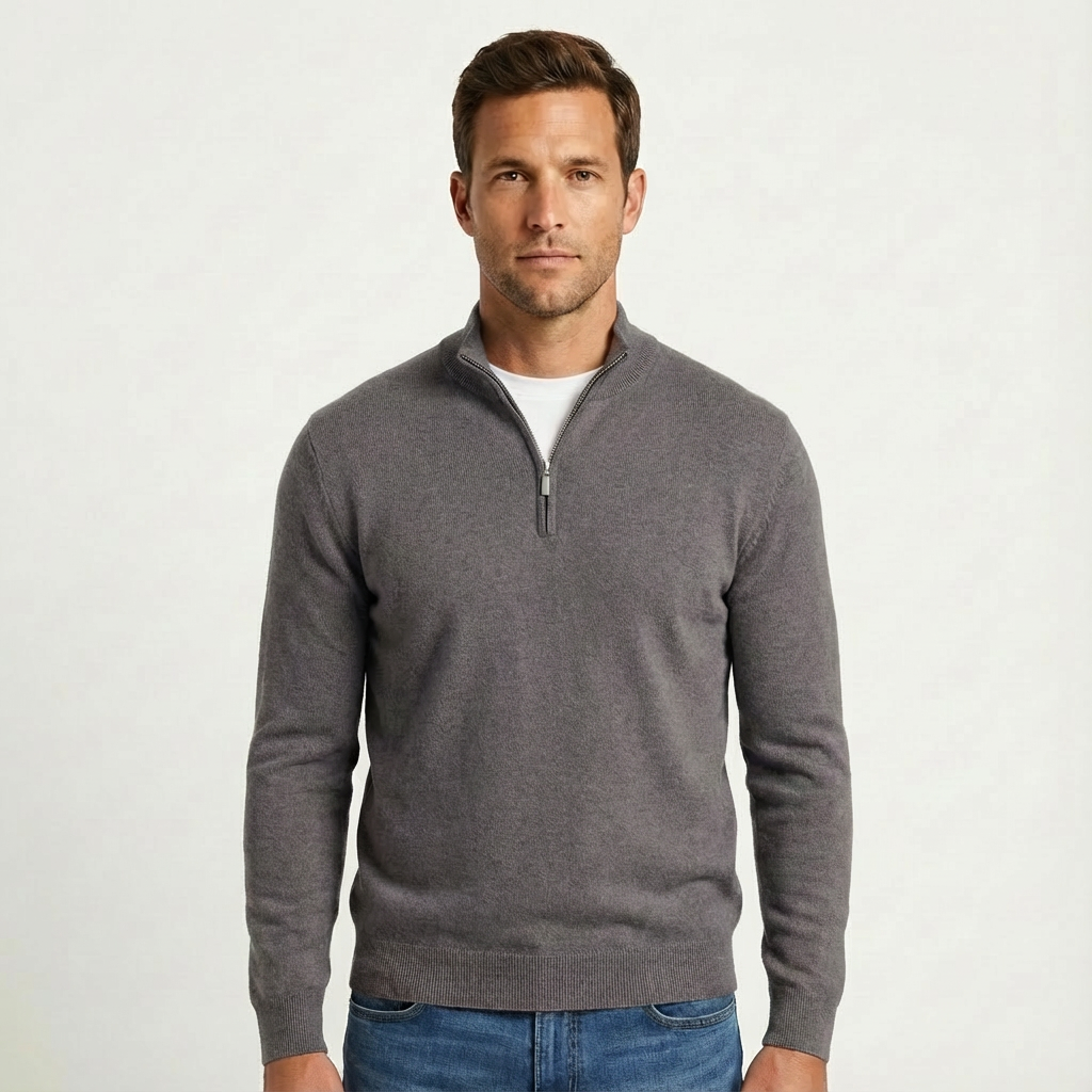 Liam | Men's Half Zip Sweater for Versatile Style