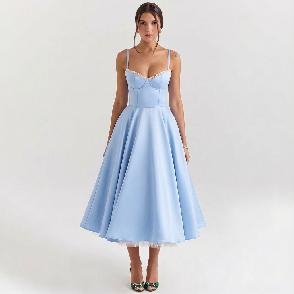 Emily | Sleeveless Midi Dress