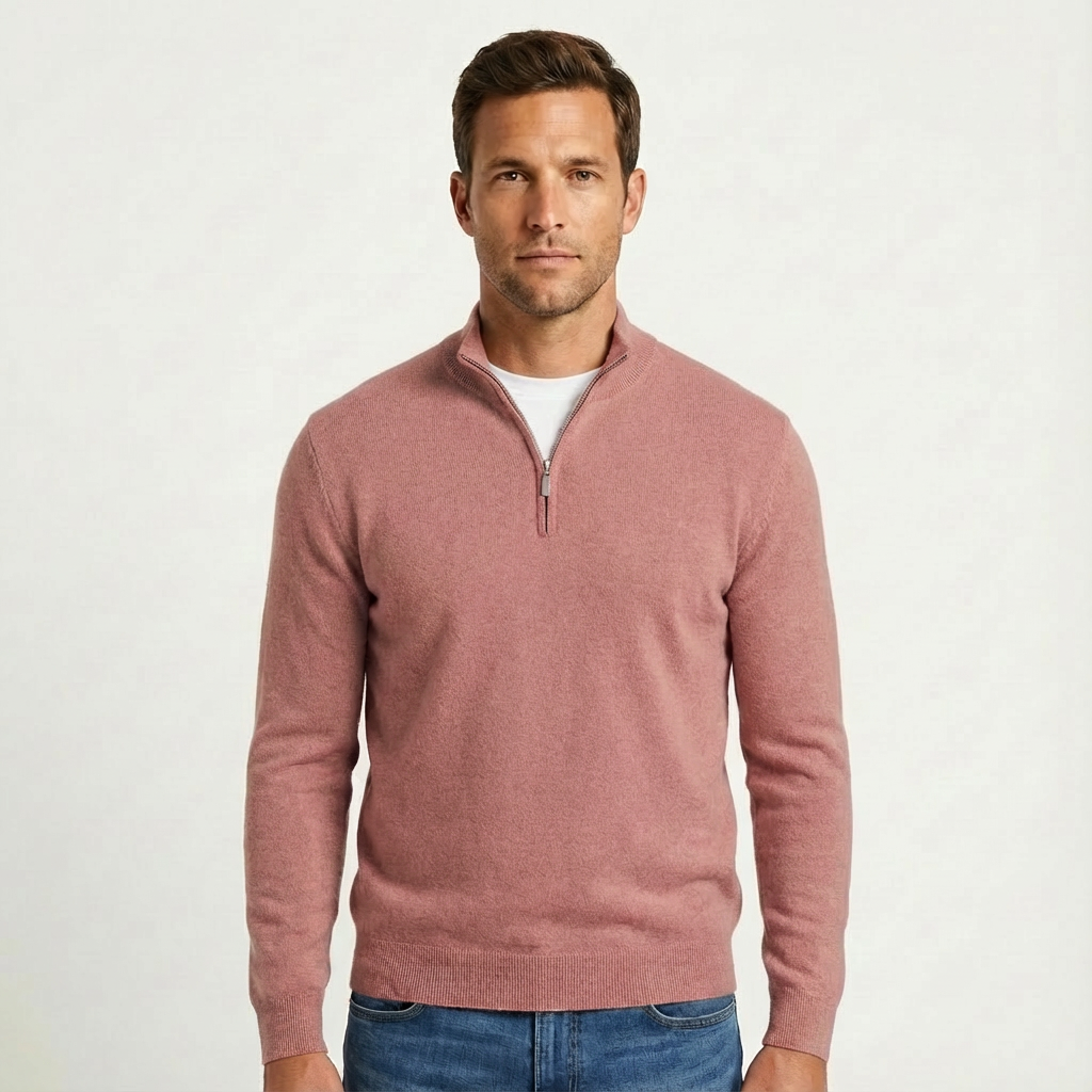 Liam | Men's Half Zip Sweater for Versatile Style
