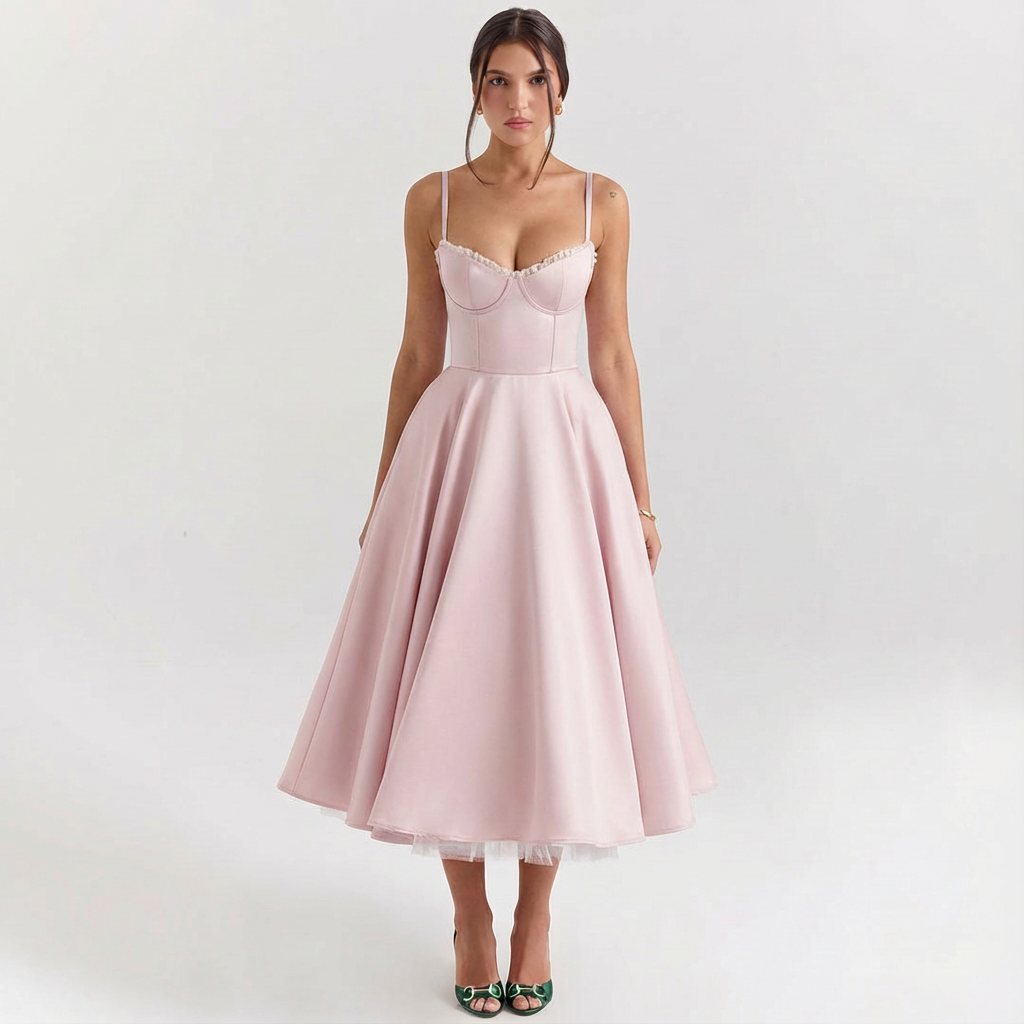 Emily | Sleeveless Midi Dress