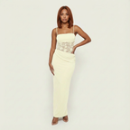 Alana | Elegant White Maxi Dress for Women