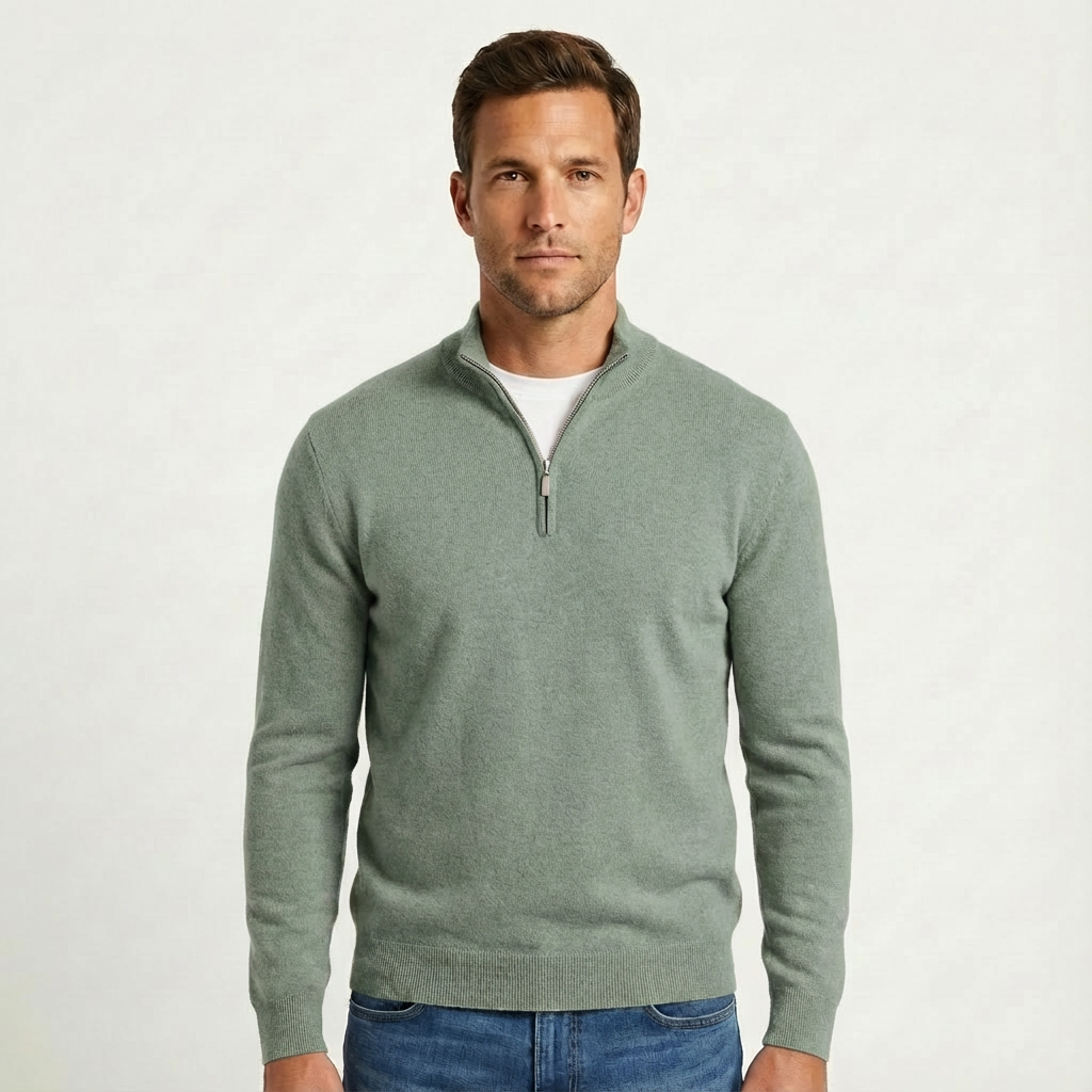 Liam | Men's Half Zip Sweater for Versatile Style