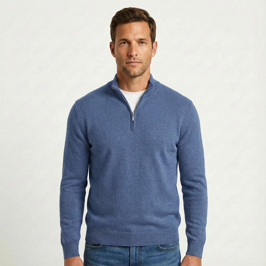 Liam | Men's Half Zip Sweater for Versatile Style