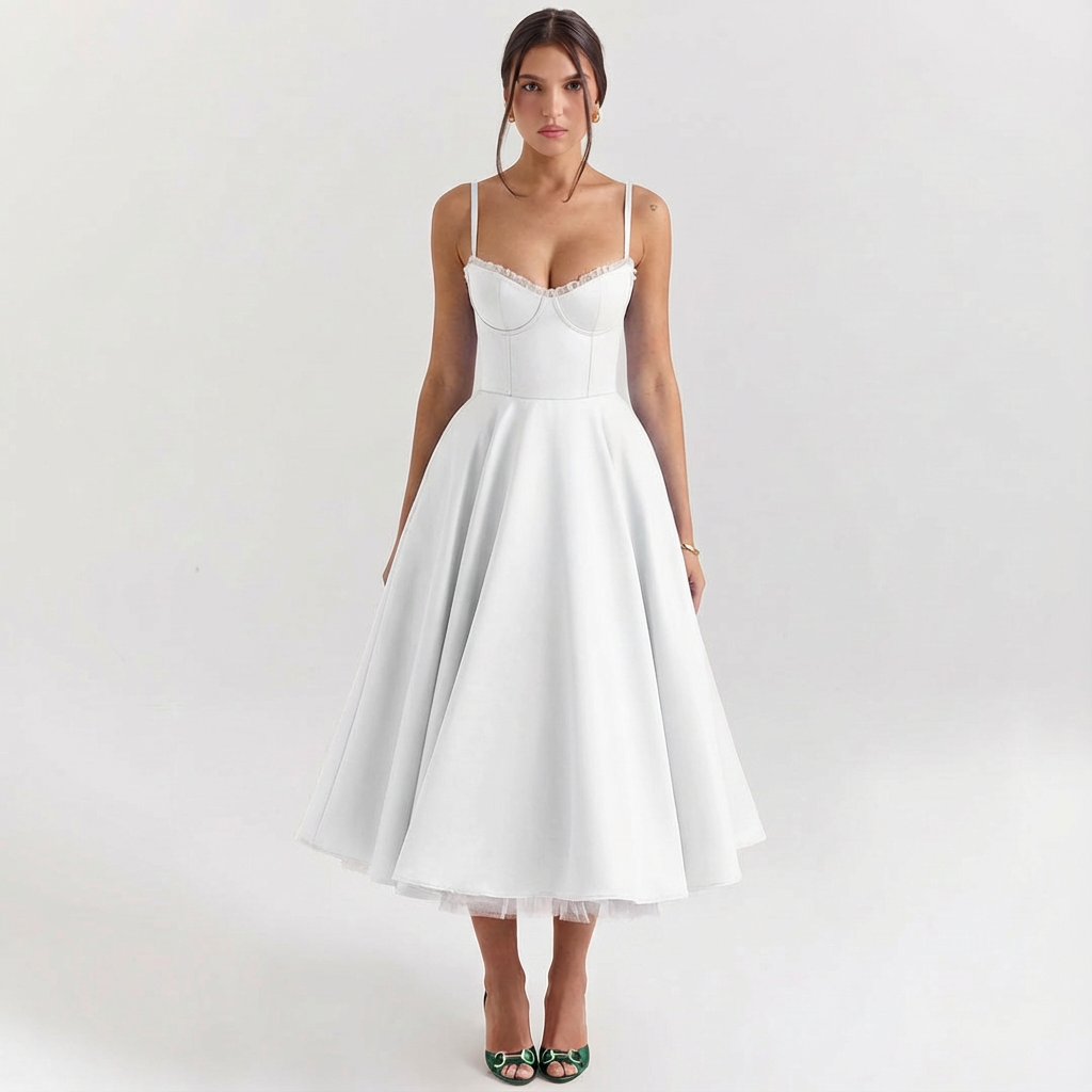 Emily | Sleeveless Midi Dress