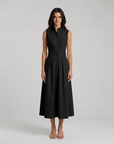 Delaney | Urban Cotton Dress with Shirt Collar