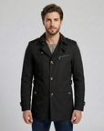 Marcus | Stilvoller Herrenmantel im Trenchcoat-Stil mit klassischem Charme
