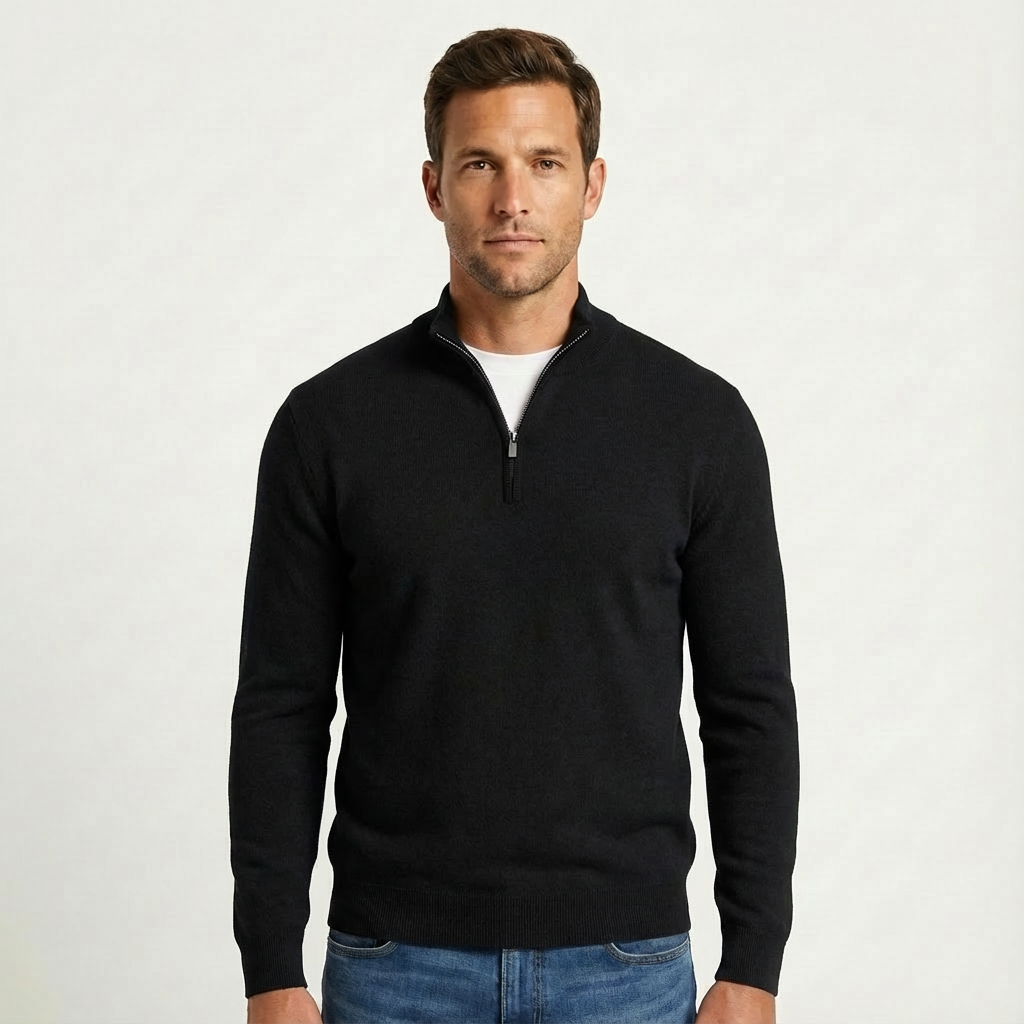 Liam | Men's Half Zip Sweater for Versatile Style