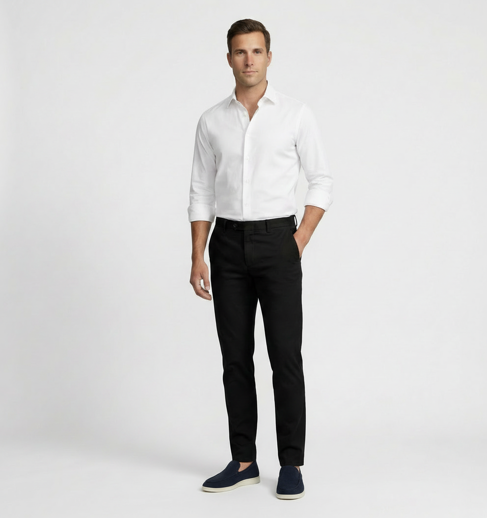 Oliver | Black Loafers for Men