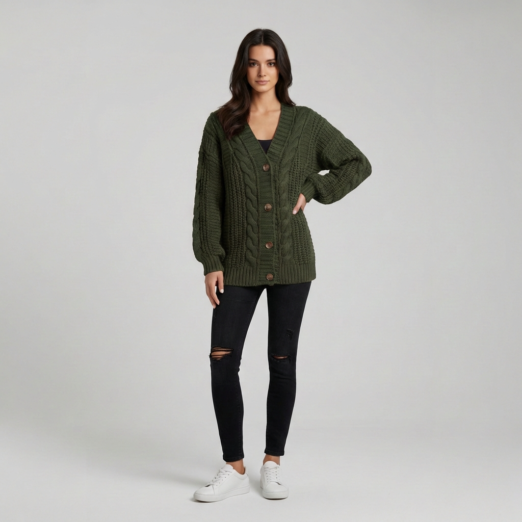 Kendra | Chunky Knit Women’s Cardigans for Cold Days