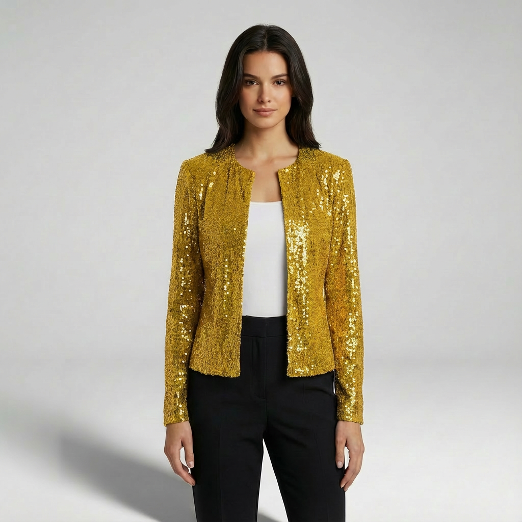 Soreya | Bomber Jacket Women with Dazzling Sequins