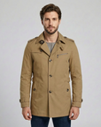 Marcus | Stilvoller Herrenmantel im Trenchcoat-Stil mit klassischem Charme