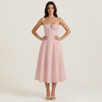 Coralie | Feine Sommer-Mittellange Kleider für Hochzeitsgäste