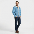 Alex | Schwarze Jeansjacke für Herren mit zeitlosem Stil