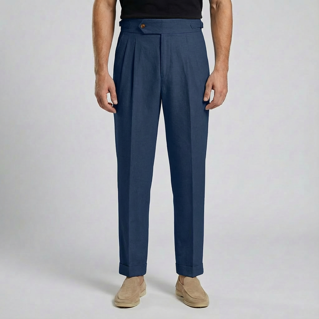 Finn | Classic Pleated Men’s Trouser with Timeless Appeal