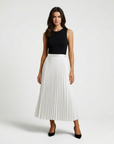 Jasmine | Satin Finish Midi Women’s Skirt for Polished Outfits