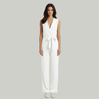 Yasmin | Wrap Front Women’s Jumpsuit with Refined Shape