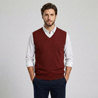 Bailey | Elegante gestrickte Herrenweste mit feinem Design