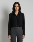 Jocelyn | Pleated Detail Women’s Blouse for Polished Wear